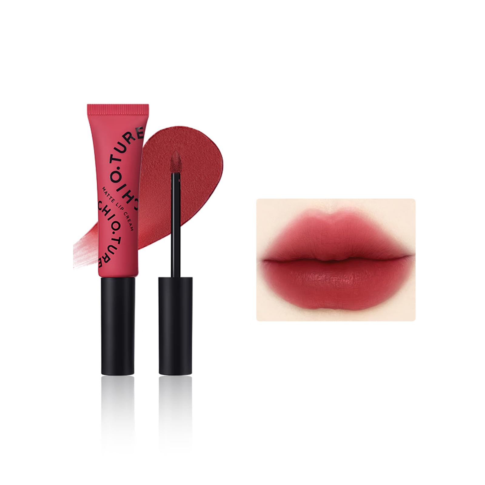 chio.ture リップティント マット 10g 柔らかい マッドリップ 美発色 高密着 色落ちしにくい やさしい マットリップ 多色 長持ち 大容量 質感 デート 日常